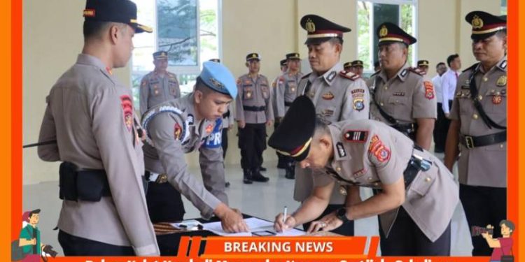 Polres Kolut Kembali Menggelar Upacara Sertijab, Sekaligus Melantikan