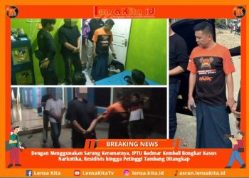 Dengan Menggunakan Sarung Keramatnya, IPTU Badmar Kembali Bongkar Kasus Narkotika, Residivis hingga Petinggi Tambang Ditangkap