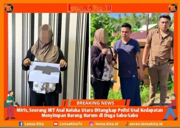 Miris, Seorang ‎IRT Asal Kolaka Utara Ditangkap Polisi Usai Kedapatan Menyimpan Barang Harum di Duga Sabu-Sabu