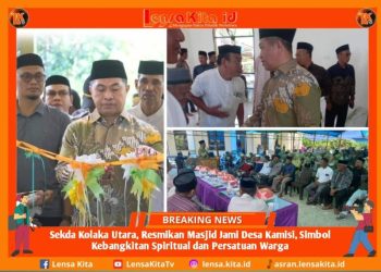 ‎Sekda Kolaka Utara, Resmikan Masjid Jami Desa Kamisi, Simbol Kebangkitan Spiritual dan Persatuan Warga
