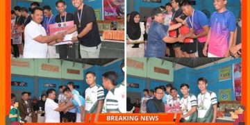 Wabup Kolaka Utara Resmi Menutup Turnamen Badminton PB Lapai Cup I, Dorong Sportivitas dan Kebersamaan