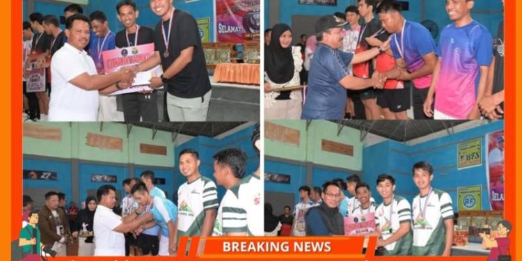 Wabup Kolaka Utara Resmi Menutup Turnamen Badminton PB Lapai Cup I, Dorong Sportivitas dan Kebersamaan